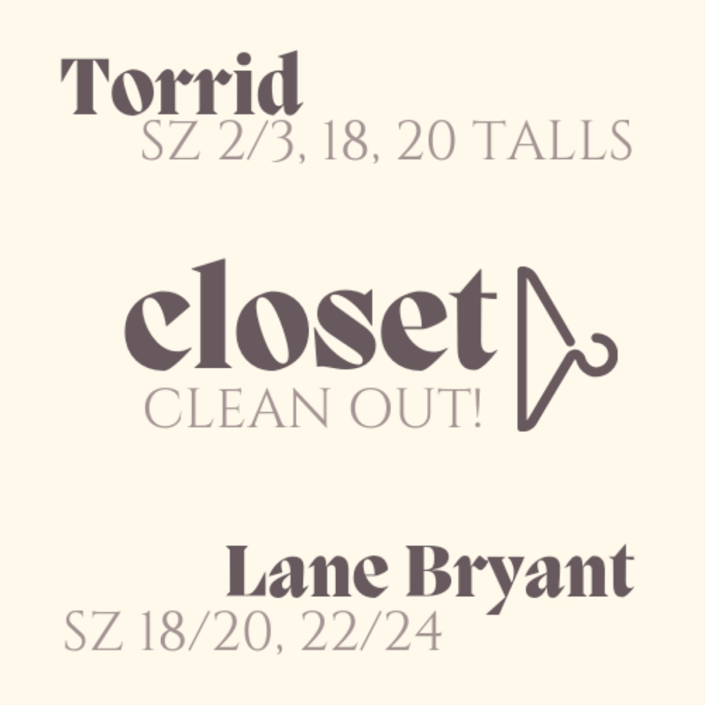 Huge Closet Sale Coming Soon